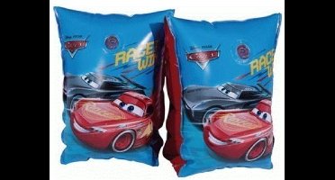 Blauwe zwembandjes met Cars print 3-6 jaar - Zwemvleugels / zwemmouwtjes 18-30 kg - Zwem armbanden