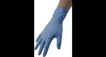 Lange latex vrije wegwerp handschoenen Maat XL