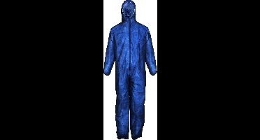 Wegwerp Overall - Polypropyleen - Ca. 45 grams - Marineblauw - Maat XL