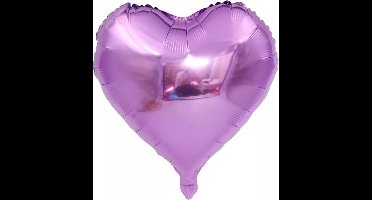 Folieballon hart | Violet | 18 inch | 45 cm | DM-products