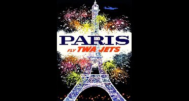 New York Puzzle Company – Fly TWA Jets Paris – 1000-Delige Puzzel