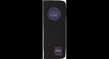 Kwasten set olieverf opbergtas 10 stuks schilderen creatief kinderen.