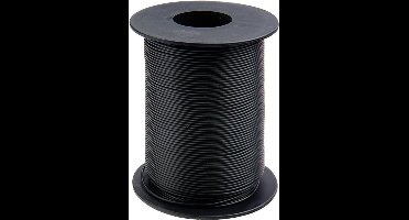 Donau Elektronik 125-S50-1 Draad 1 x 0.25 mm² Zwart 50 m