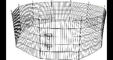 Duvo+ Knaagdierenpark M - 116x58x60cm