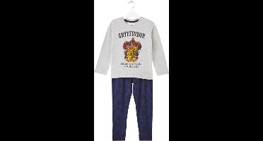 Harry Potter - Pyjama - Katoen - Grijs/Blauw Maat 104