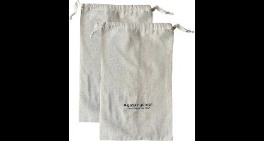 green-goose® Linnen Broodzak - 2 Stuks - 38x24 cm - Duurzame Broodtas - Herbruikbaar - Duurzaam Cadeau