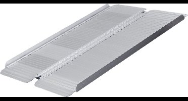 Oprijplaat aluminium 300kg lengte 1220 mm x breedte 720mm inklapbaar MW Tools ARP1001