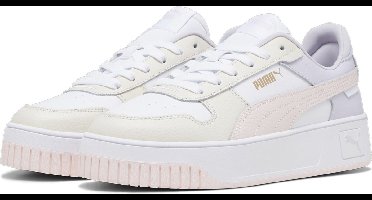 PUMA Carina Street Dames Sneakers - PUMA White-Frosty Pink-Alpine Snow