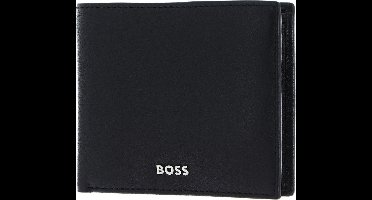 HUGO BOSS Leren Portemonnee Classic Smooth Wallet Black Zwart