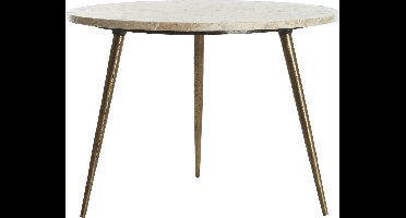 Light & Living - Bijzettafel ZECA - Ø59x41cm - Grijs