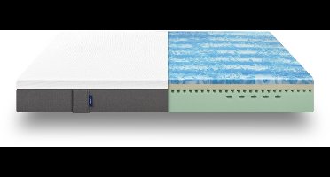 Emma Original Matras 90 x 190 cm – Medium Ligcomfort – Airgocell®, Traagschuim en Ondersteunend Koudschuim