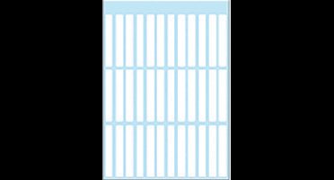 Etiket HERMA 3735 5x35mm wit 252 stuks | Blister a 7 vel