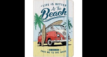 Notitie Boek - Volkswagen Life Is Better At The Beach