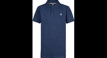 Petrol Industries - Jongens Klassieke Polo Flaming - Blauw - Maat 116