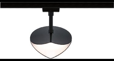 Paulmann 94961 URail LED-railspot met 3-staps dimfunctie, Alejandro, 800lm, 10W, 3000K, dimbaar, 230V, matzwart, railsysteem