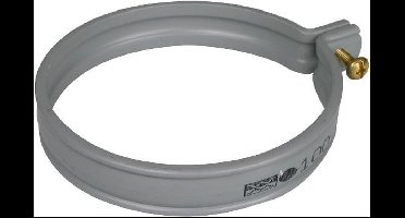Beugelband PVC-U 70 mm grijs, per 1 stuk