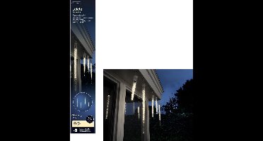 Lumineo IJspegel verlichting LED Warm Wit - lengte 250 cm - 76 lichtjes - Voor buiten of Binnen