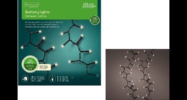 Lumineo Kerstverlichting 192 LED compact twinkle warm wit batterij 470 cm - Kerstboom - Super mooi - Feestdagen