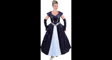 Edelvrouw kleding marine middeleeuwen - Maat XL
