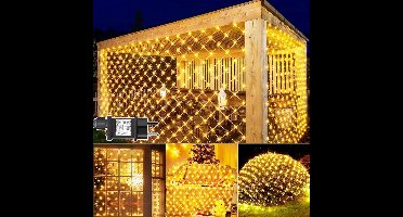 oCreon Lichtsnoer voor Buiten 3x2m - 200 LEDs met Timer en 8 Modi - Waterdicht voor Tuin & Decoratie