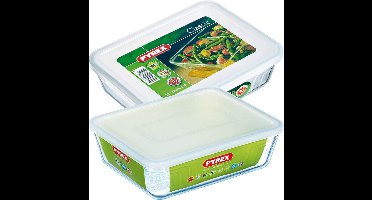 Pyrex - Ovenschalen - Rechthoekige set van 2 (22 x 17 en 24 x 19 cm)
