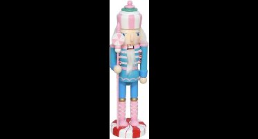 Feestelijke Notenkraker met lolly - 25 cm - Kerstdecoratie