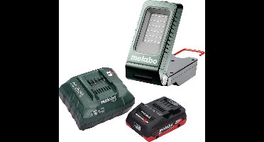 Metabo BSA 18-1000 Accu bouwspot 18 V 1000 lm + 1x LiHD accu 4.0 Ah + lader