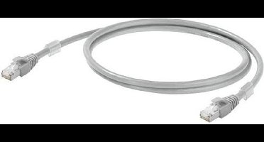 Weidmüller 1165940030 RJ45 Netwerkkabel, patchkabel CAT 6A S/FTP 3.00 m Grijs UL gecertificeerd 1 stuk(s)