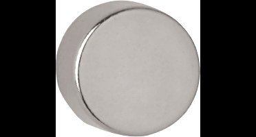 Magneet MAUL Neodymium rond 8x5mm 2.4kg 10 stuks