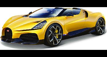 Bugatti Mistral modelauto 1:18 geel Maisto