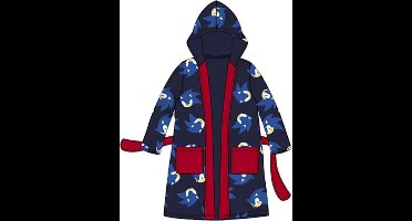 Sonic the Hedgehog badjas coral fleece blauw maat 104