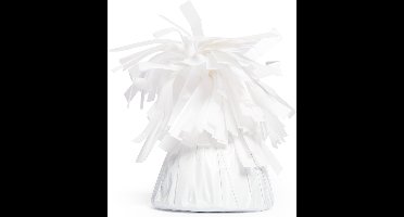 36x Ballon gewichtje Wit 170 gram - Ballongewicht Gewicht Ballonnen Feest Accesoires Thema Party Tafeldecoratie Tafel Decoratie