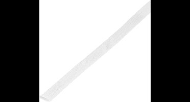 TRU COMPONENTS 1572566 CBBOX2028-WT Gevlochten slang Wit PET 20 tot 28 mm 5 m