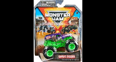 Monster Jam truck Grave Digger - monstertruck 9 cm schaal 1:64
