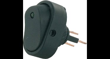 Wip schakelaar aan - uit amber 12V 16A Ø 12.5 mm