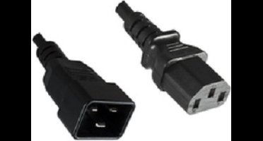 Microconnect C13/C20, 2 m Zwart C13 stekker C20 stekker