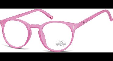 Montana Leesbril MR55F Milky Roze Sterkte +3:50
