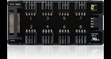 Noctua NA-FH1 - Fancontroller - 8x Fan - 1x S-ATA for 12V fans, 1x 4-pin PWM - Zwart