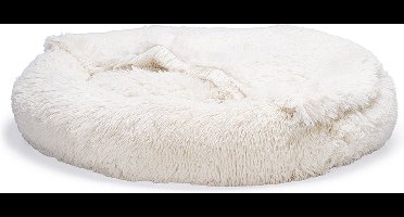 Beeztees Yala - Hondenmand - Pluche - Beige - Dia. 80 cm