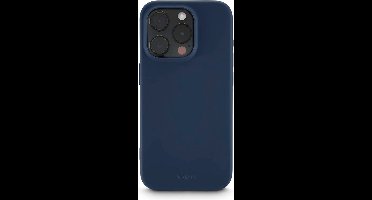 Hama Finest Feel Cover Hoesje geschikt voor iPhone 15 Pro - Zijdezacht afwerking - Krasbestendig - Blauw