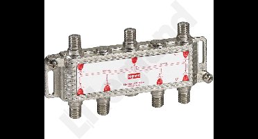 TV splitter & 6 weg coax distributie verdeler