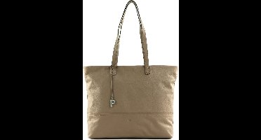 PICARD Leren Schoudertas Legere Eco Shopper Chai Lichtbruin