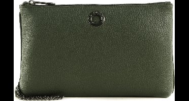MANDARINA DUCK Leren Schoudertas Mellow Leather Crossover Bag Loden Olijfgroen