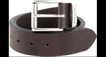 MUSTANG Leren Riem Leather Belt 40mm W80 Darkbrown Donkerbruin