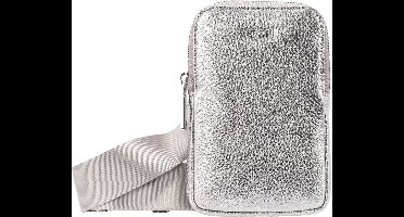 JOOP! Leren Telefoontasje Splendere Bianca Phonecase Gun Zilverkleurig