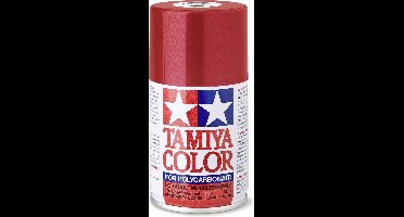 Tamiya Hobbyverf Acrylverf - PS-15 Metallic Rood voor Lexaan/ Polycarbonaat - Glanzend - Acryl Spray - 100ml Verf spuitbus