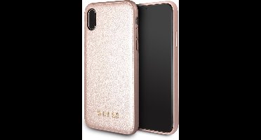 Guess Roze iriDescent Hardcase voor iPhone X / Xs