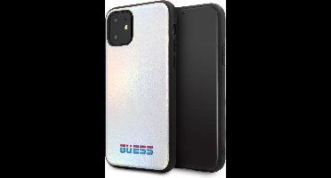 Zilver hoesje Guess - iPhone 11 - Backcover - GUHCN61BLD - Hard Case