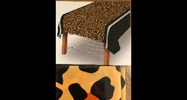 tafelkleed plastick tijger print 130 x 180 cm