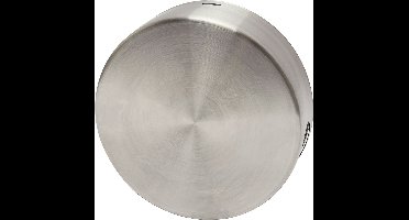 RVS Smiley Ø 100 mm hoogwaardig design muurrooster gemaakt van geborsteld RVS